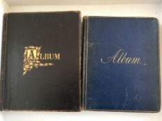 EPHEMERA: TWO COMMONPLACE BOOKS, AGNES SANDERS 1890 AND MARY SANDERS 1887, EACH WITH PROSE,