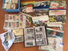 CIGARETTE CARDS: BOX WITH MAINLY BROOKE BOND IN ALBUMS AND LOOSE,