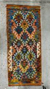 CHOBI KILIM RUNNER, 158 X 65.