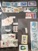 STAMPS: BOX WITH COLLECTOR'S CLEAR OUT IN SIX VOLUMES AND LOOSE, GB IN WINDSOR ALBUM,