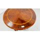 A REPRODUCTION MAHOGANY FINISH SINGLE DRAWER LAMP TABLE WITH CIRCULAR TOP DIAMETER 63CM HEIGHT 56CM. - Image 7 of 8