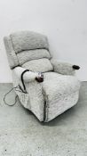 A MODERN SHERBORNE ELECTRICALLY ADJUSTABLE EASY CHAIR - SOLD AS SEEN.