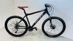 A GENTS CARRERA VENGEANCE 27 SPEED MOUNTAIN BIKE.