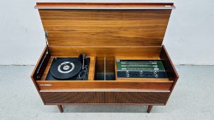 A DECCA MODEL SRG788 RADIOGRAM, WITH SERVICE RECEIPT, WIDTH OF CABINET 104CM - SOLD AS SEEN.