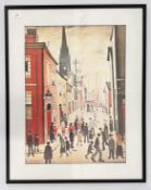 A FRAMED AND MOUNTED 