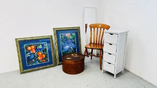 TWO FRAMED AND MOUNTED ORIGINAL PASTEL BOTANICAL STUDIES SIGNED VENUS 39CM X 39CM & 53CM X 35CM