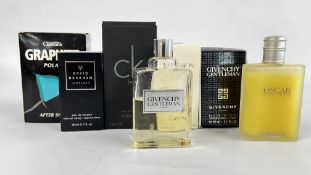 7 X PART USED DESIGNER FRAGRANCES TO INCLUDE - CALVIN KLEIN OBSESSION EDP, CK 