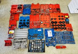 EXTENSIVE QUANTITY OF CASED SPECIALIST MECHANICS TOOLS TO INCLUDE OIL FILTER WRENCHES, SPLINE BITS,