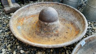 CAST IRON CIRCULAR PIG TROUGH.
