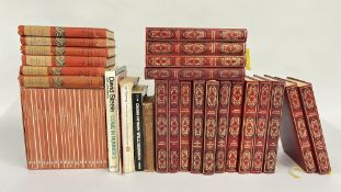 A BOX OF ASSORTED BOOKS TO INCLUDE CRICKET RELATED SOUVENIR BROCHURE BEARING SIGNATURE DAVID STEELE