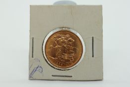 1968 FULL SOVEREIGN GOLD COIN.
