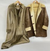 A GENUINE NURSEYS SHEEPSKIN COAT PLUS ONE OTHER MARKED ESSENTIALS.