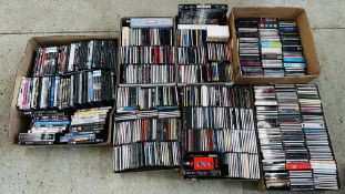 7 X BOXES OF ASSORTED CD'S AND DVD'S TO INCLUDE CLASSICAL BOXED SETS ETC.