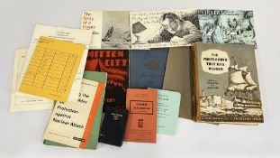 2 small but interesting collections of ephemera items,