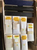 STAMPS: BOX WITH GUERNSEY AND ALDERNEY COLLECTION TO 1999 IN TEN ALBUMS, MINT, CTO,
