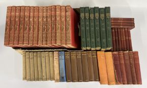 A number of sets/collections/editions by various authors including George Meredith (12 vols) HG