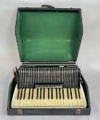 CASED SCANDALLI SYMPHONY FOUR ACCORDION.