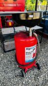 TOPTECH WASTE OIL DRAINER (70 LITRE RESERVOIR) - SOLD AS SEEN.