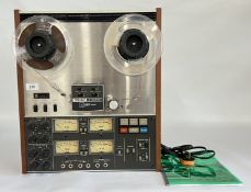 A TEAC A-33405 4 CHANNEL SIMUL-SYNC STEREO TAPE DECK (COLLECTORS ITEM ONLY) - SOLD AS SEEN.