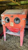 A COMMERCIAL SEALEY SHOT BLASTING CABINET MODEL - SB974.