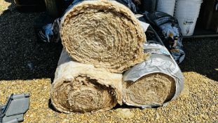 3 ROLLS LOFT INSULATION.
