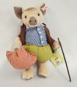 A STEIFF PIGLING BLAND 653513 NO. 00887.