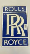 (R) ROLLS ROYCE WALL PLAQUE.