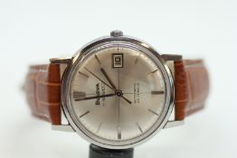 A GENTS BULOVA AEROJET AUTOMATIC WRIST WATCH, AUTO DATE,