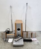 PIONEER 5.1 SURROUND SOUND SYSTEM WITH REMOTE MODEL XV-DV88 - SOLD AS SEEN.
