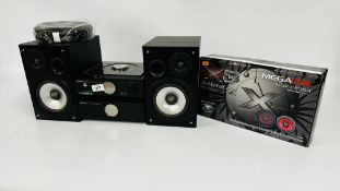 HITACHI DAB BOOKSHELF HIFI WITH REMOTE - SOLD AS SEEN.