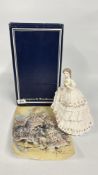 A ROYAL WORCESTER LIMITED EDITION 3007/12500 FIGURINE 'THE FAIREST ROSE' IN ORIGINAL PRESENTATION