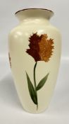 A POOLE POTTERY POPPY DESIGN VASE H 26CM.