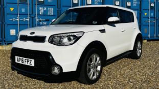 2016 KIA SOUL URBAN, FIVE DOOR HATCHBACK, VRM AP16 FPZ, FIRST REGISTERED 20/06/2016, 1591CC PETROL,