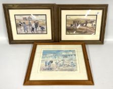 3 MARY GUNDRY PRINTS OF CHILDREN AT PLAY (ONE SIGNED LIMITED EDITION).