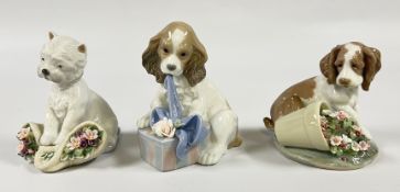3 X LLADRO FIGURINES TO INCLUDE IT WASN'T ME 07672,