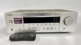 YAMAHA NATURAL SOUND AV RECEIVER RX-V350 COMPLETE WITH REMOTE - SOLD AS SEEN.