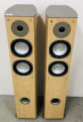 A PAIR OF TANGENT AVANTGARDE 200 FLOOR STANDING LOUD SPEAKERS - SOLD AS SEEN.