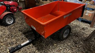 HUSQVARNA GARDEN TRACTOR TRAILER.