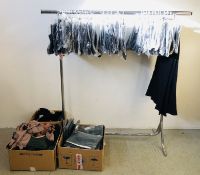 A GROUP OF ASSORTED AS NEW JEANS, LEGGINGS ETC ASSORTED SIZES, APPROX 34 PIECES JEANS,