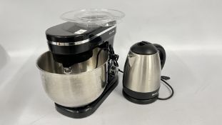 SALTER STAND MIXER AND SWAN JUG KETTLE - SOLD AS SEEN.