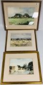 THREE KEITH JOHNSON WATERCOLOURS 