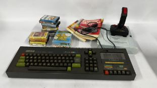 AMSTRAD CPC 464 WITH GAMES AND CONTROLLER (NO CABLE) - SOLD AS SEEN.