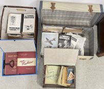 LARGE QUANTITY MODEL ENGINEERING BOOKLETS + VINTAGE VEHICLE SERVICE MANUALS.