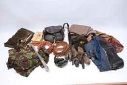 A GROUP OF SHOOTING RELATED ACCESSORIES TO INCLUDE CLEANING ACCESSORIES,