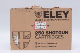 250 X 12 GAUGE ELEY SELECT 8 SHOT 28G FIBRE CARTRIDGES - (TO BE COLLECTED IN PERSON BY LICENCE
