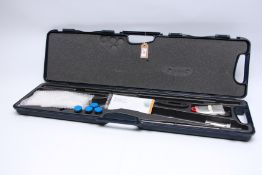 A BERETTA HARD TRANSIT CASE, VARIOUS 12 GAUGE CHOKES,