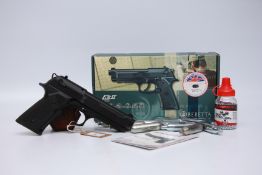 BOXED BERETTA ELITE 2 Co2 19 ROUND STEEL BB AIR PISTOL WITH ACCESSORIES - (ALL GUNS TO BE INSPECTED