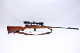 A BRNO .22RF BOLT ACTION MOD 3 RIFLE # 242202 FITTED WITH PARK HALE .