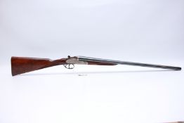 GUNMARK 12 BORE SIDE BY SIDE SHOTGUN, 28 INCH BARRELS, TWIN TRIGGER SIDE LOCK EJECTOR, #35217,