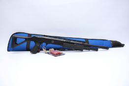 FABARM PROFESSIONAL STF/12 PUMP ACTION TACTICAL AIR SOFT GUN WITH FOUR PACK ASG SHELLS AND BLUE